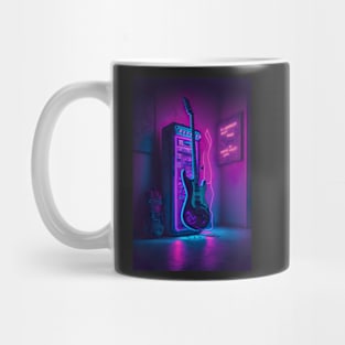 Cool Guitar Cyber Future Style Mug